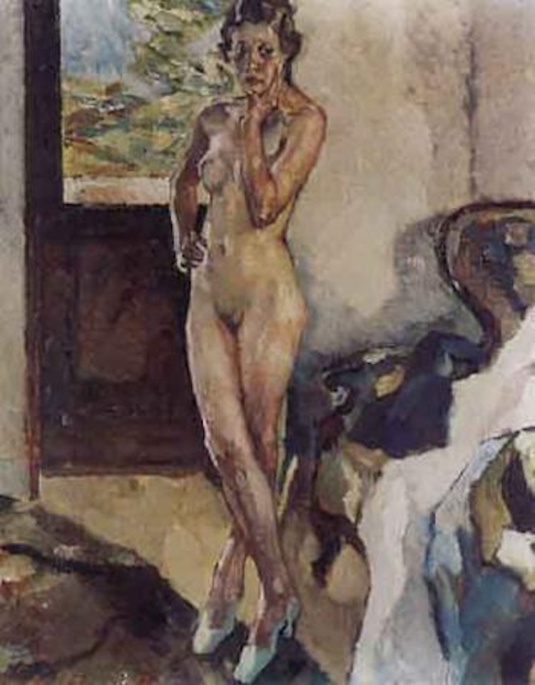 At the window by Leo Putz