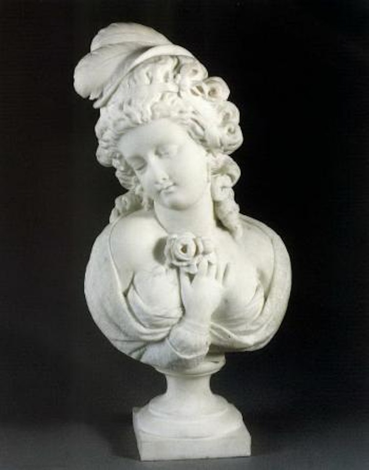 Bust of young lady by Albert-Ernest Carrier-Belleuse