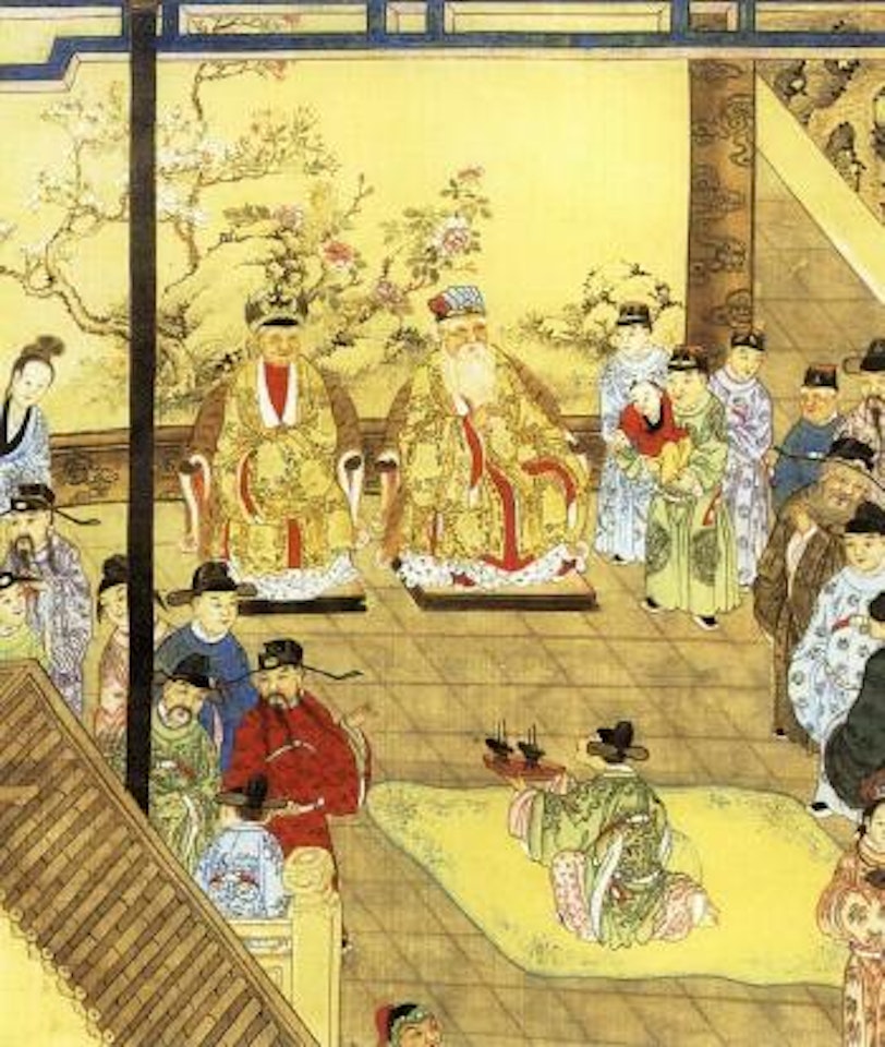Guests from distant lands at anniversary celebration by Chinese School