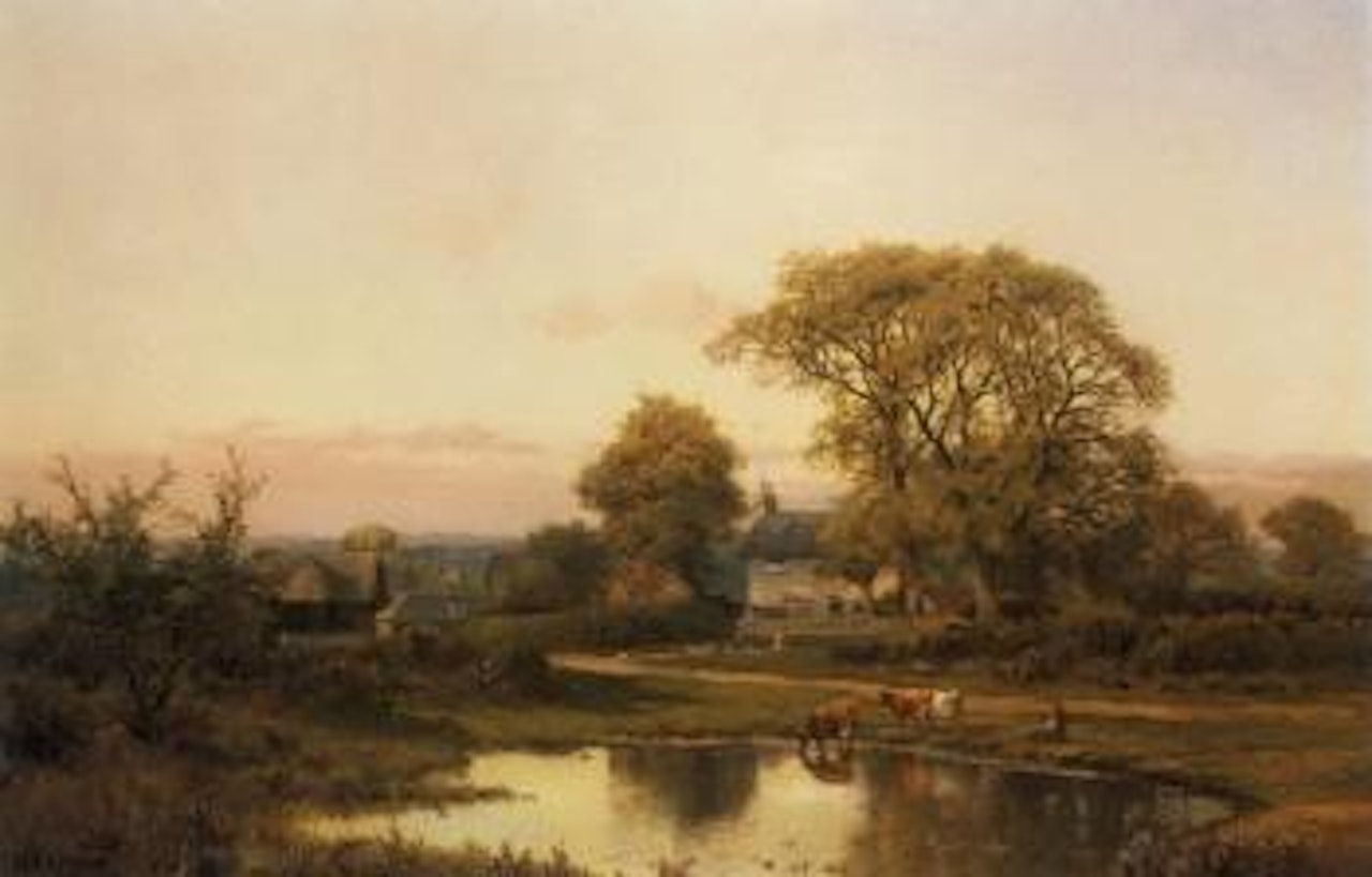 Five Elms cottage, Hayes Common, Kent by Alfred de Breanski