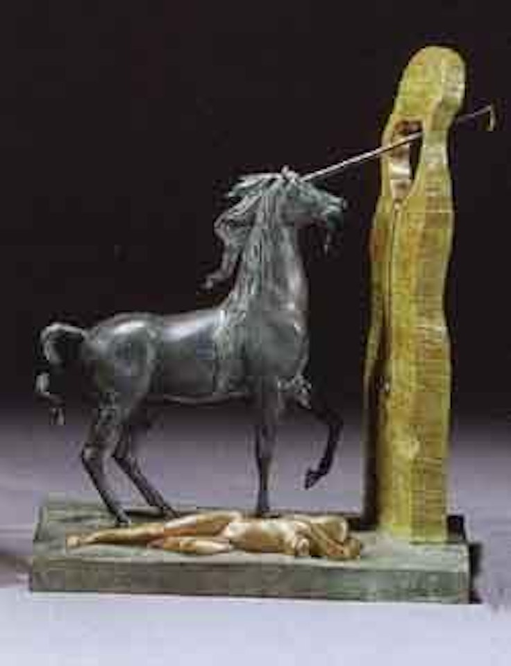 L'unicorne 1977 by Salvador Dali