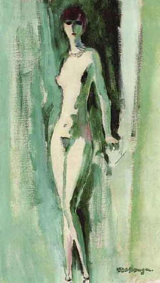 Nu fond vert by Kees van Dongen