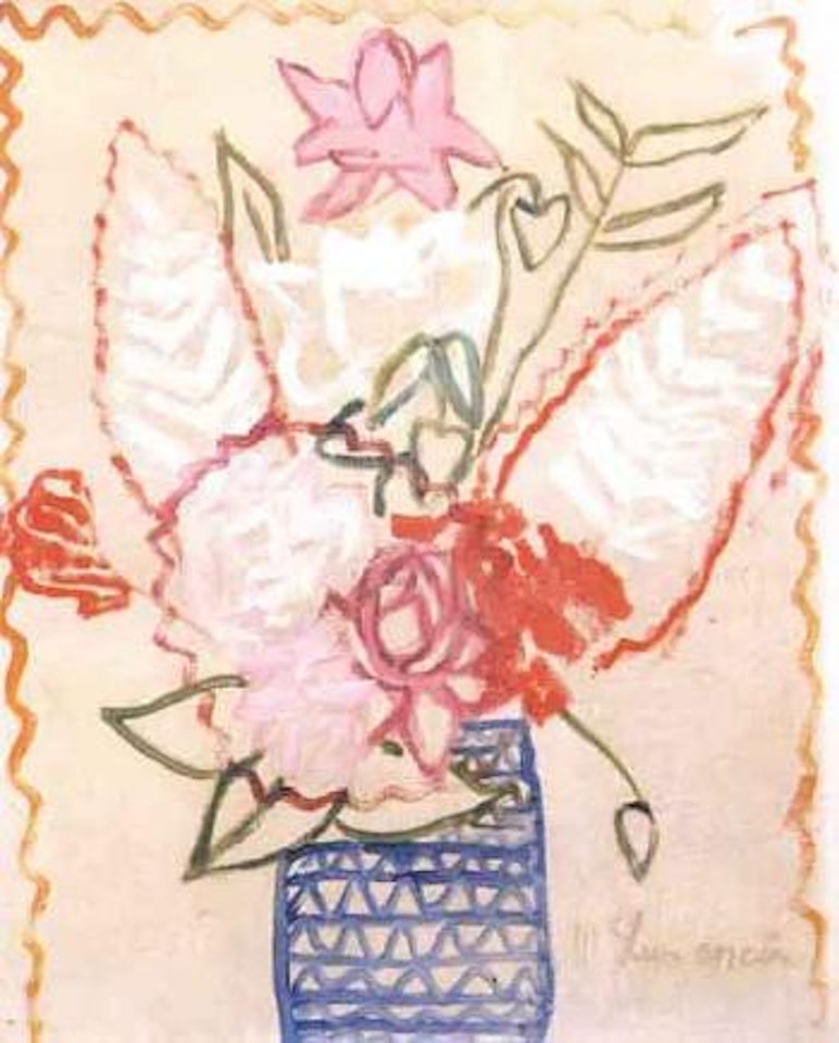 Bouquet de fleurs by Marie Laurencin