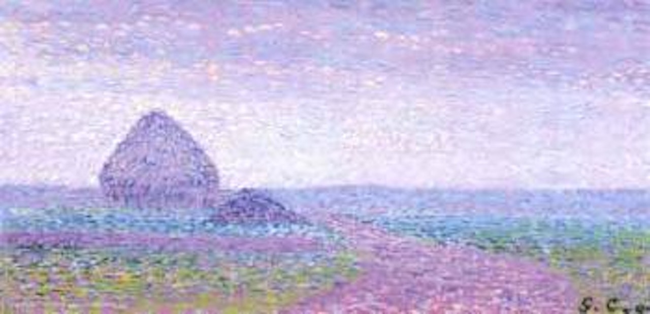 Les meules a Perigny by Gustave Cariot