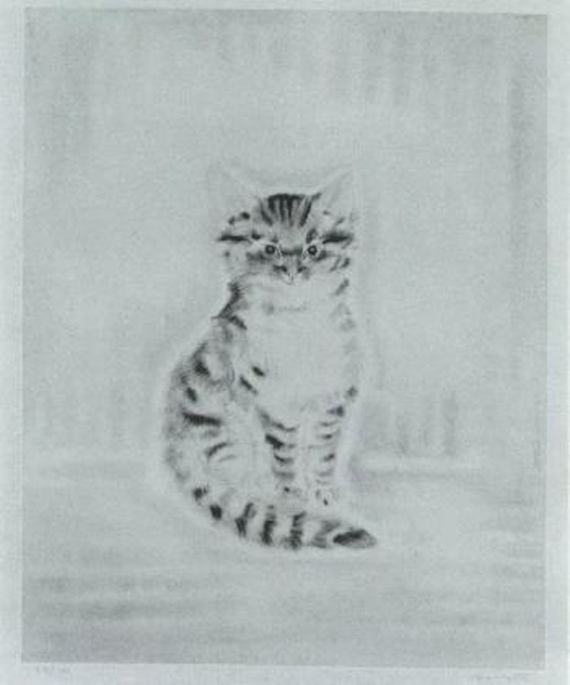 Chaton from 'Chats' by Leonard Tsuguharu Foujita