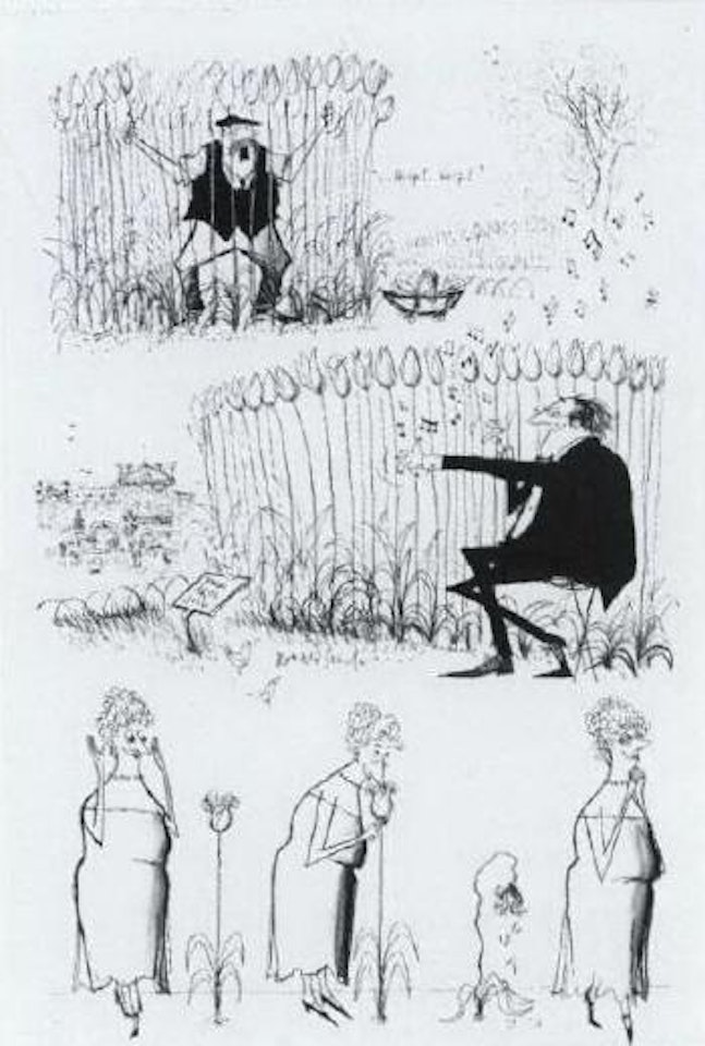 Tulip time by Ronald Searle