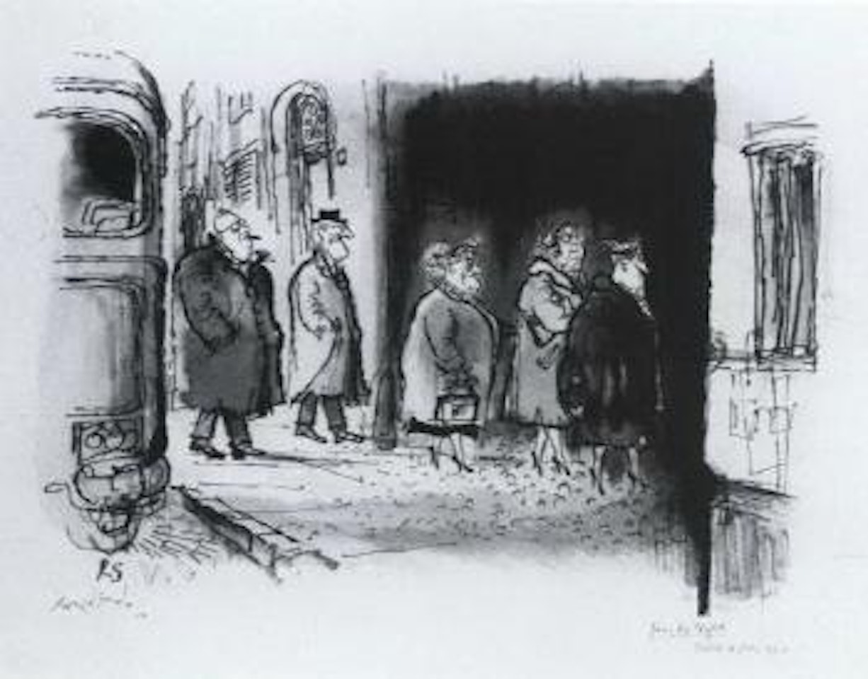Paris by night by Ronald Searle