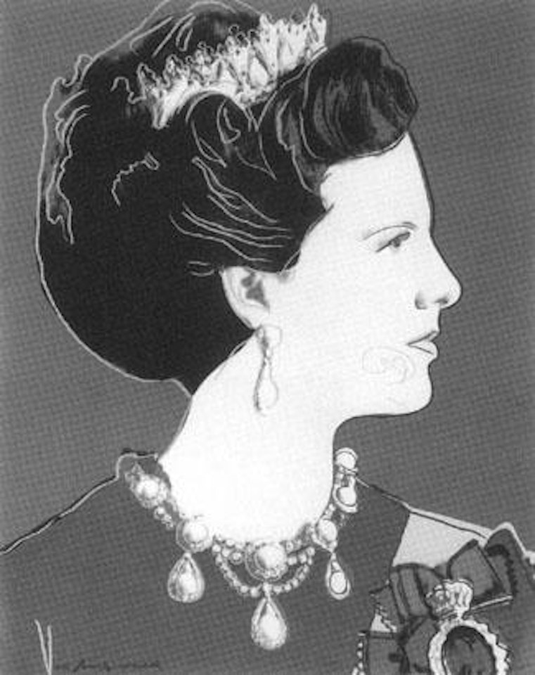 Reigning Queens, Queen Margrethe II of Denmark by Andy Warhol