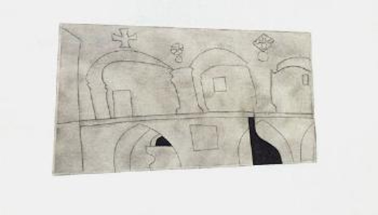 Long horizontal Patmos by Ben Nicholson, O.M.