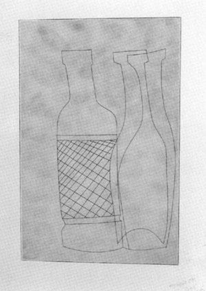 Three bottles by Ben Nicholson, O.M.