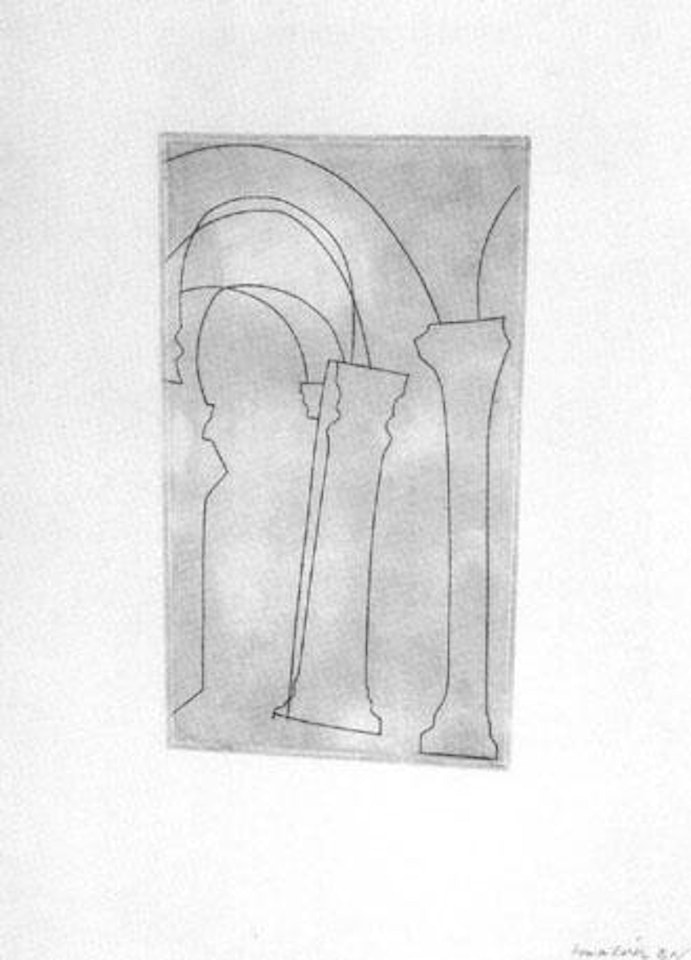 Tuscan pillars by Ben Nicholson, O.M.