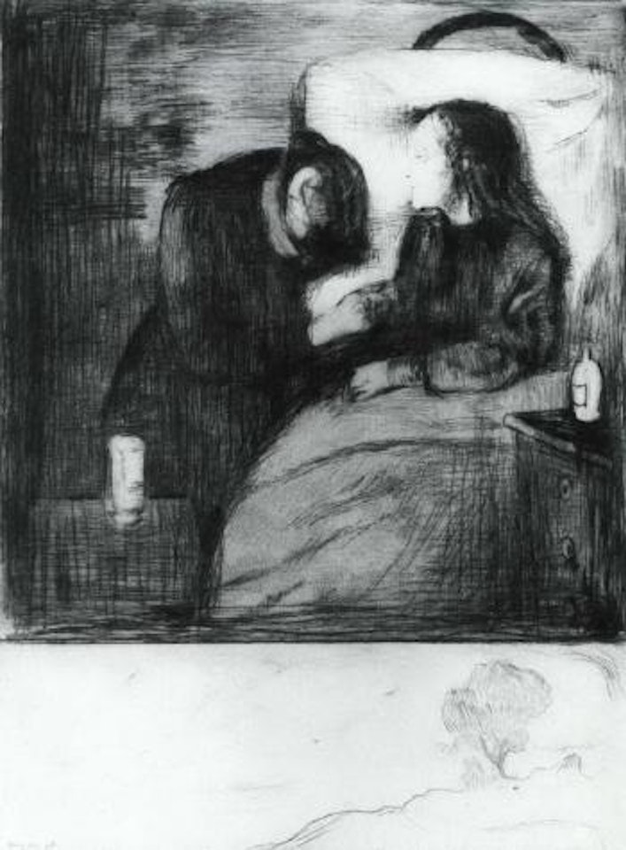 Sick girl by Edvard Munch