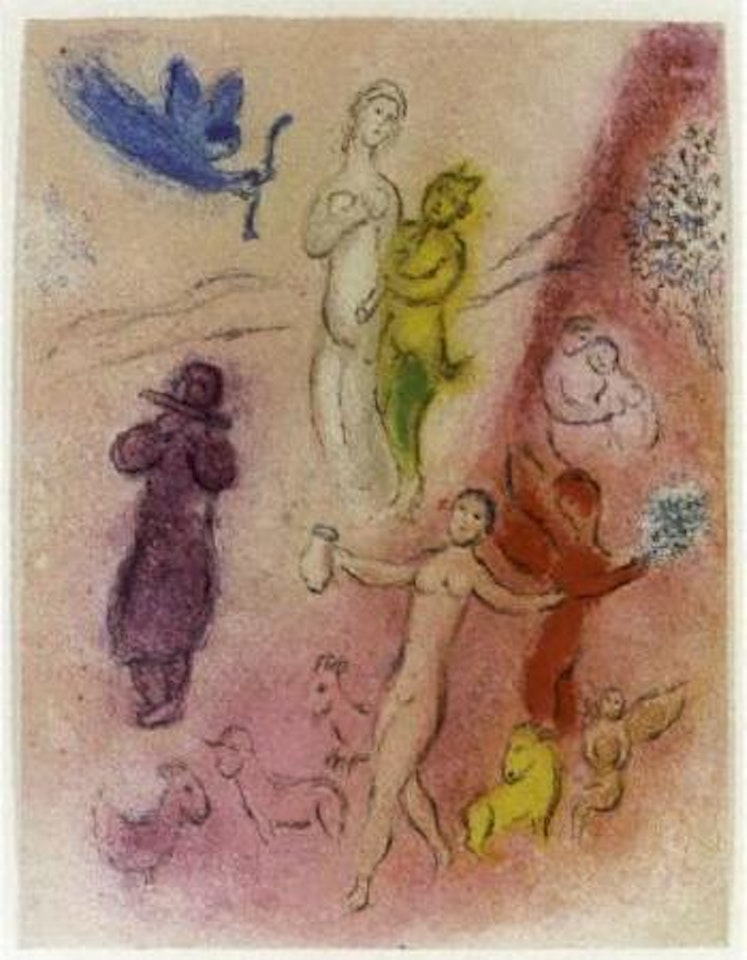 Le fable de syringe by Marc Chagall
