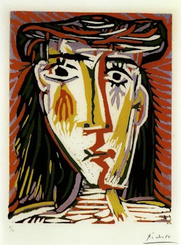 Femme au chapeau by Pablo Picasso