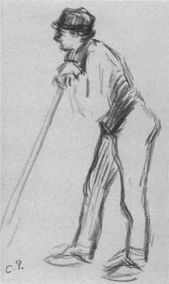 Travailleur by Camille Pissarro