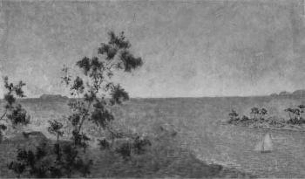 Coastal view by Henri Edmond Cross