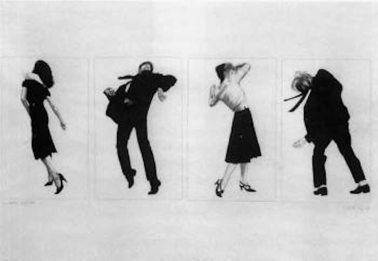 Men in the cities, LA wall by Robert Longo
