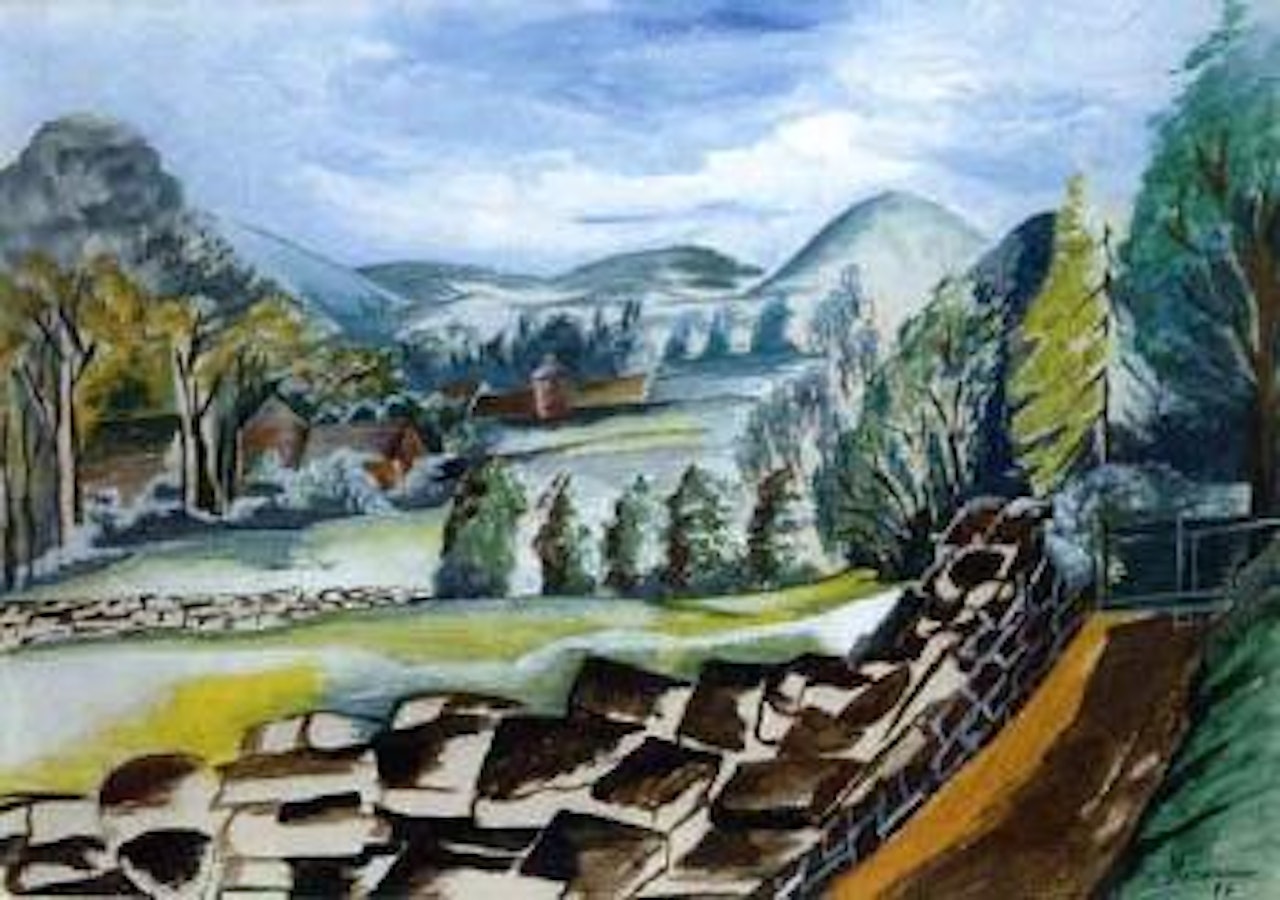 Landscape by Ossip Zadkine