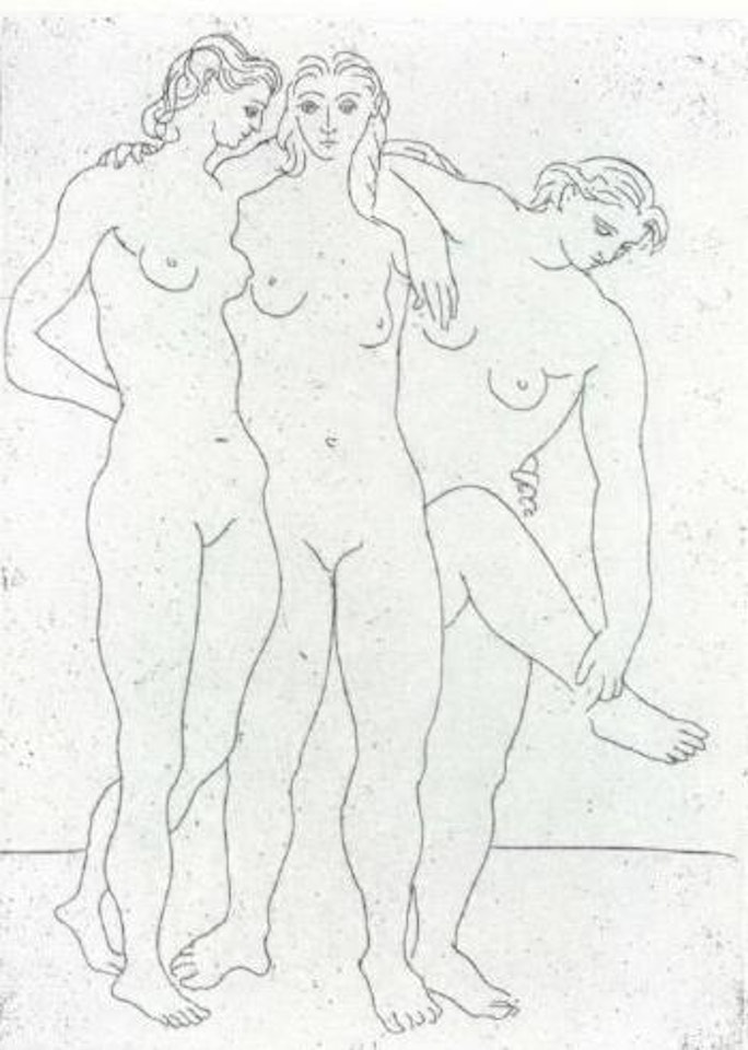 Les trois baigneuses III by Pablo Picasso