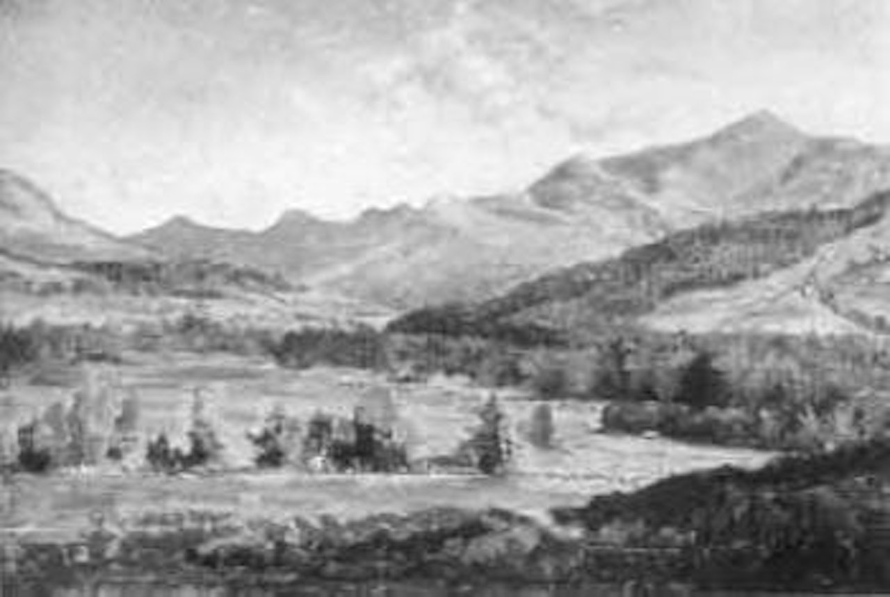 At Campton N H, autumn landscape by Willard Leroy Metcalf