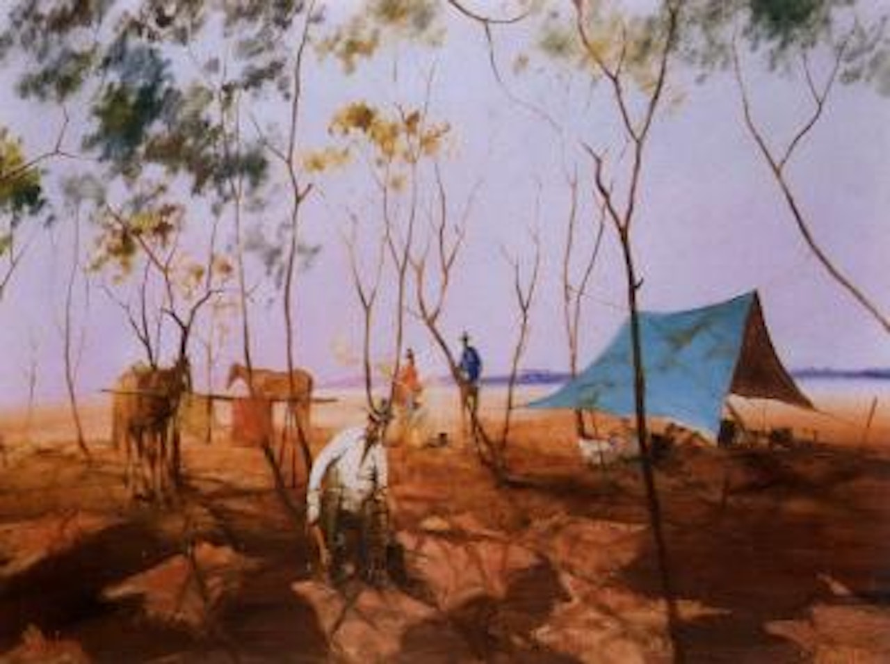 Roo shooter's camp by Hugh Sawrey
