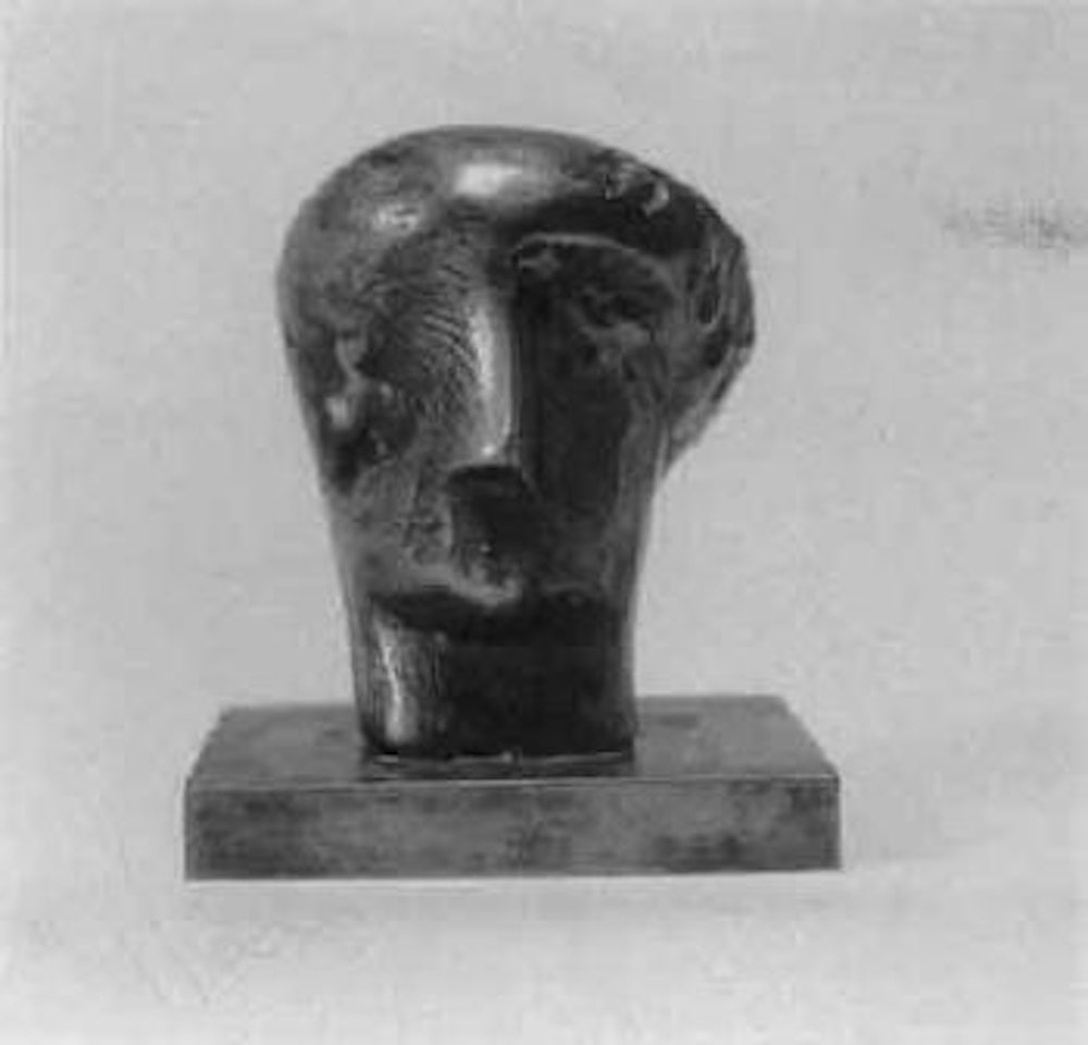 Head of a man by Henry Moore