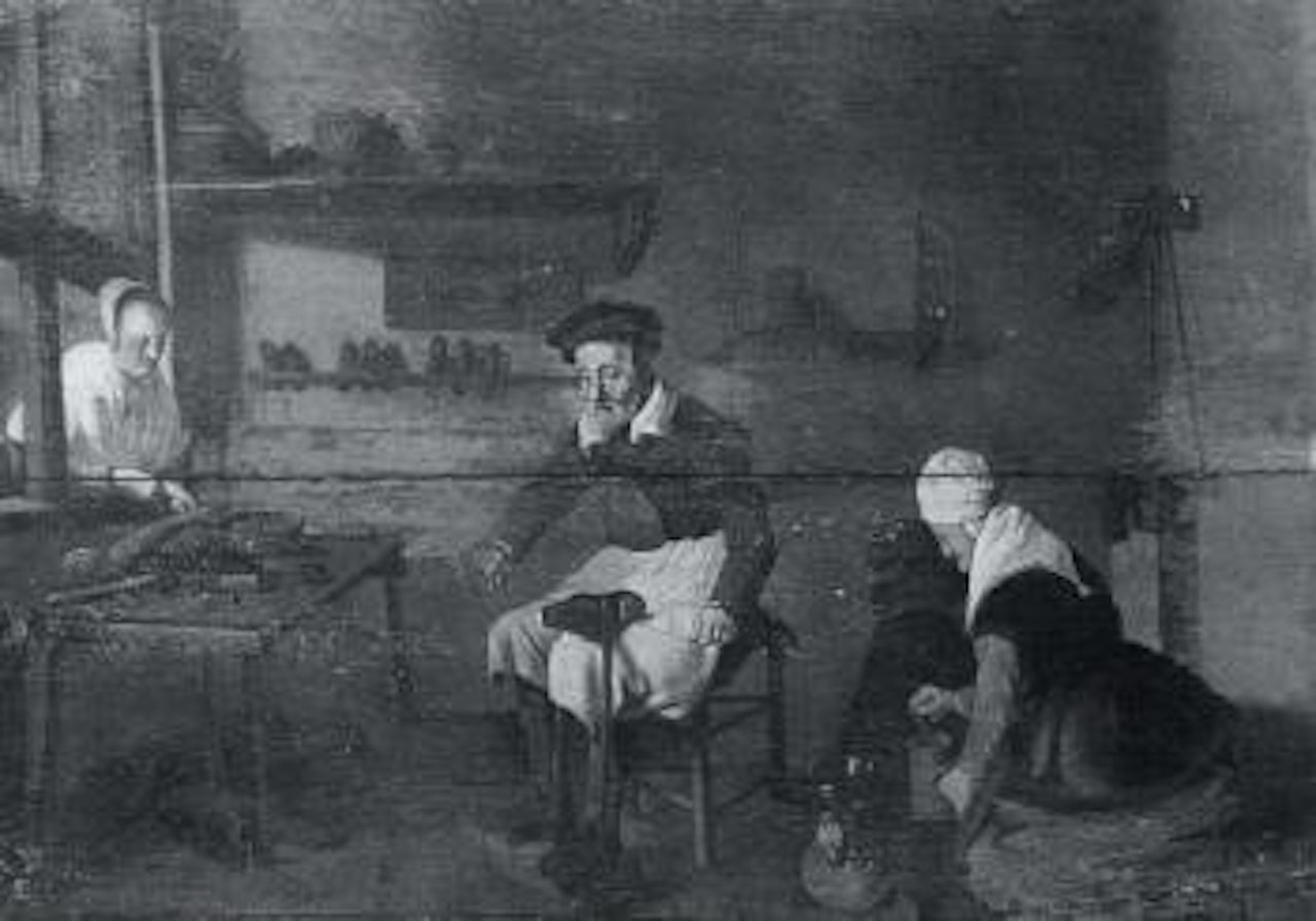 Cobbler's workshop by Egbert van Heemskerk III