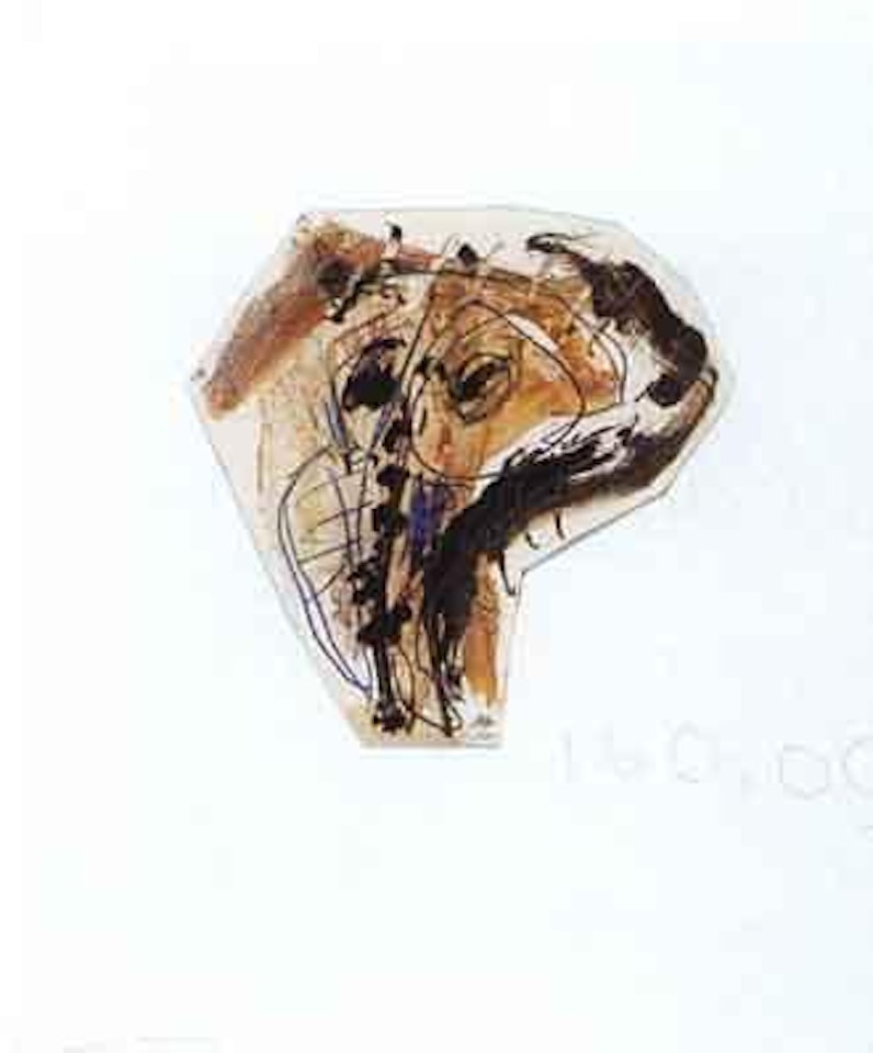 Head by Antonio Saura