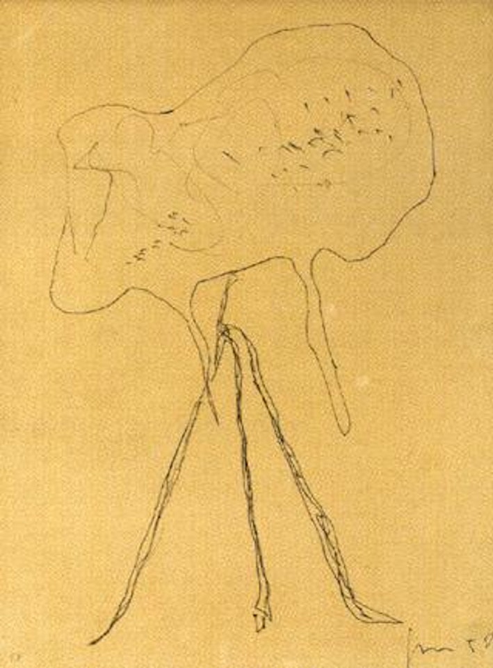 Composition by Lucio Fontana