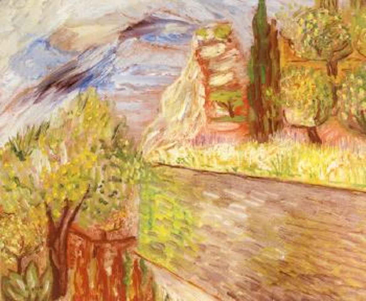 Terrace garden in Roquebrune by Sigrid Hjertén