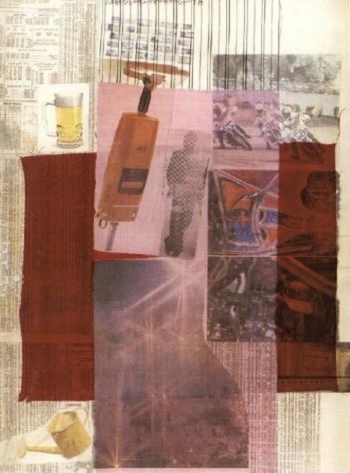 Untitled composition by Robert Rauschenberg