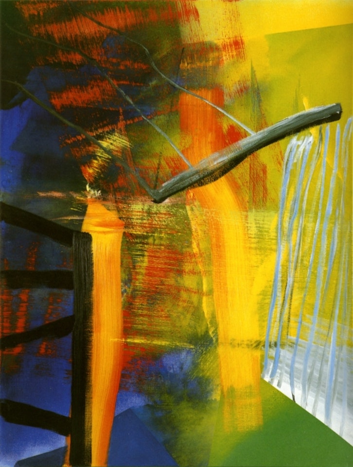 Abstract painting 552-2 by Gerhard Richter