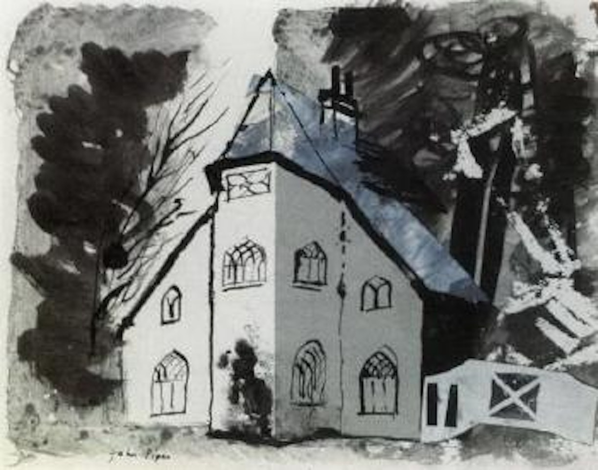 Lodge near Cranborne by John Piper