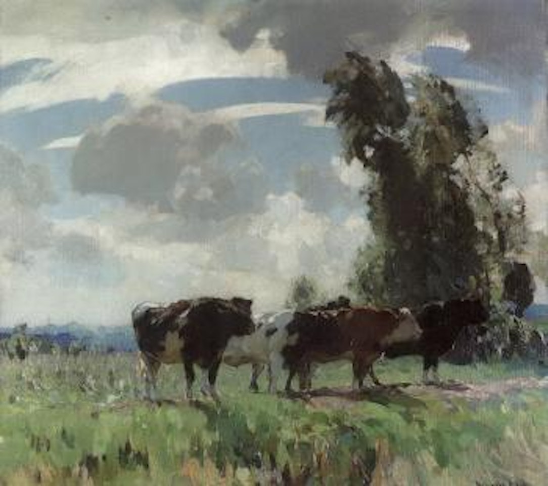 Summer afternoon by John Arnesby Brown