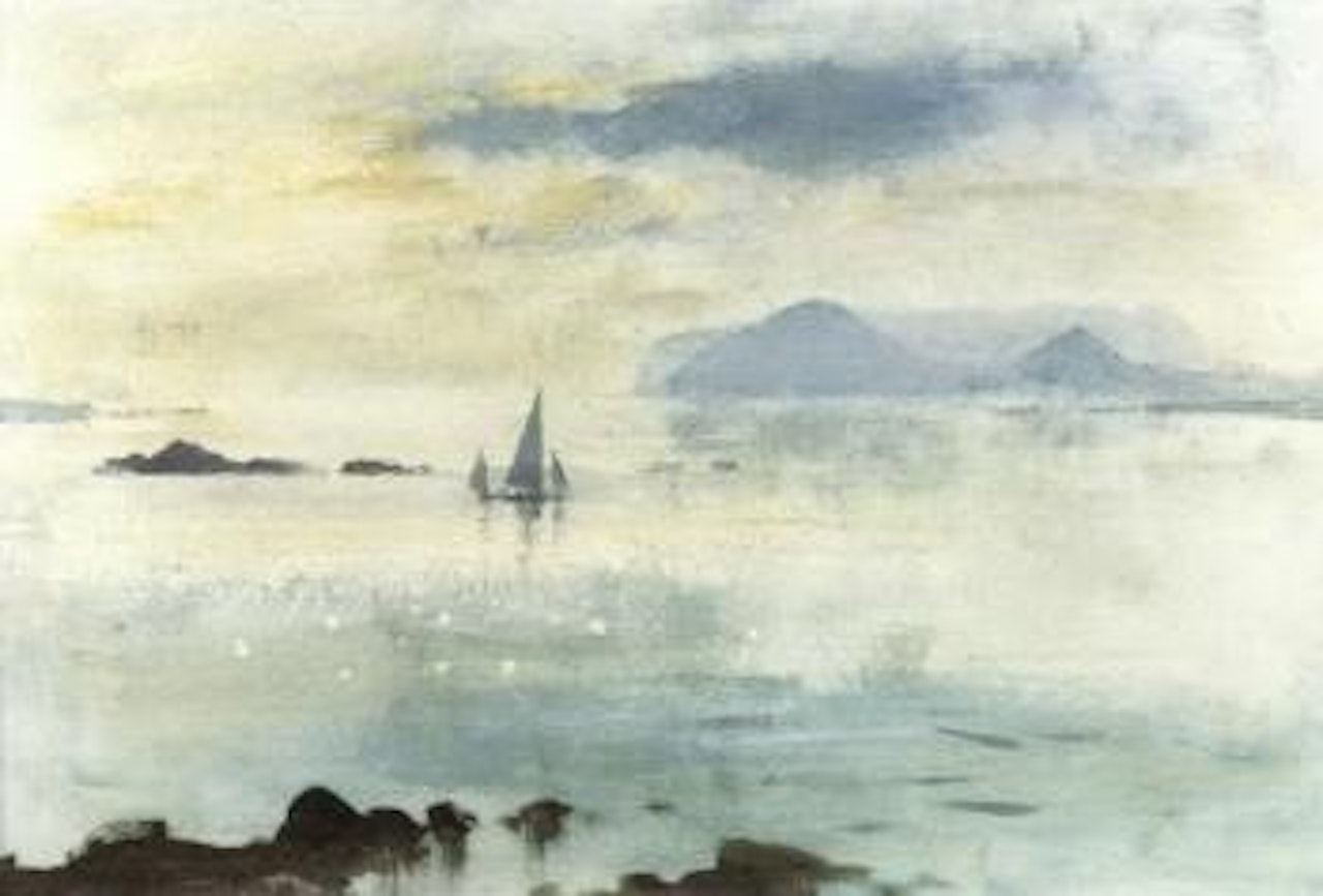 Early morning - Golfo Aranci, Sardinia by Edward Seago