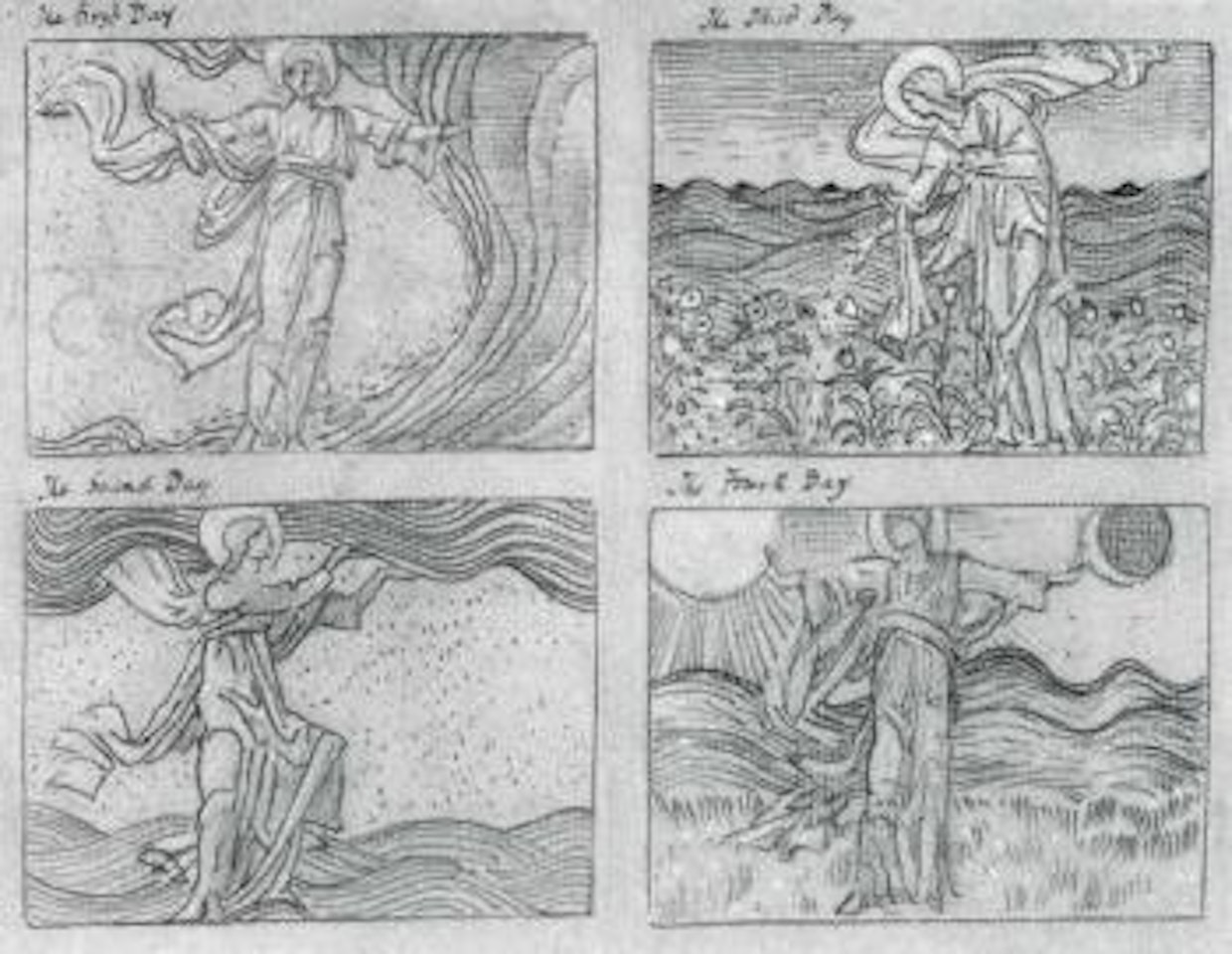 Studies for Biblia Innocentium by Edward Coley Burne-Jones