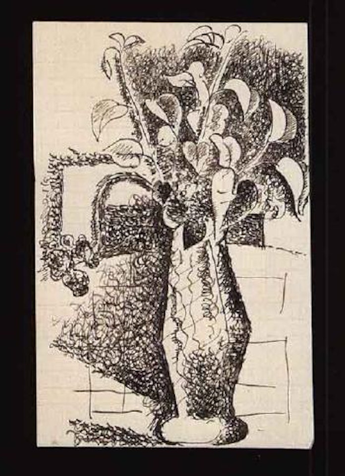 Fleurs dans un vase - bouquet by Pablo Picasso