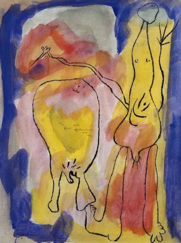 Deux personnages by Joan Miró