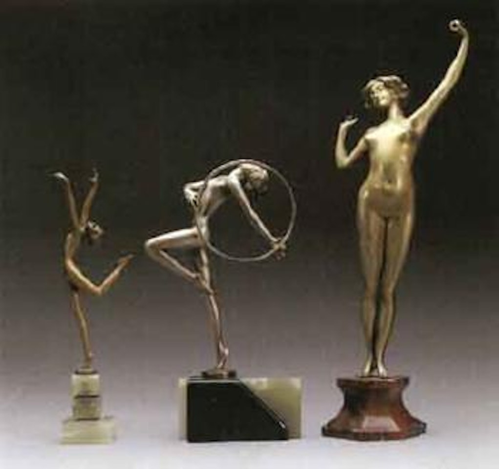 Nude female figure by Josef Lorenzl