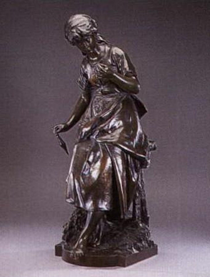 Spinning lady entitled Graziella by Mathurin Moreau