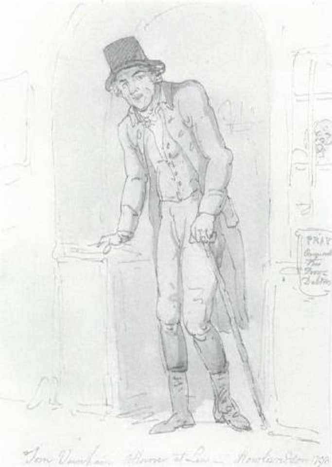 Study of Tom Varnham, Attorney at law by Thomas Rowlandson