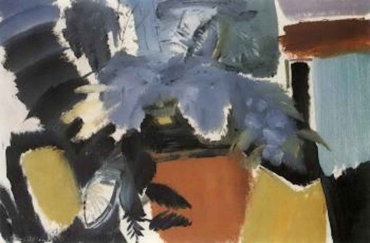 Orange terrace by Ivon Hitchens
