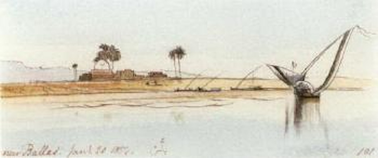 Near Ballas, Egypt by Edward Lear