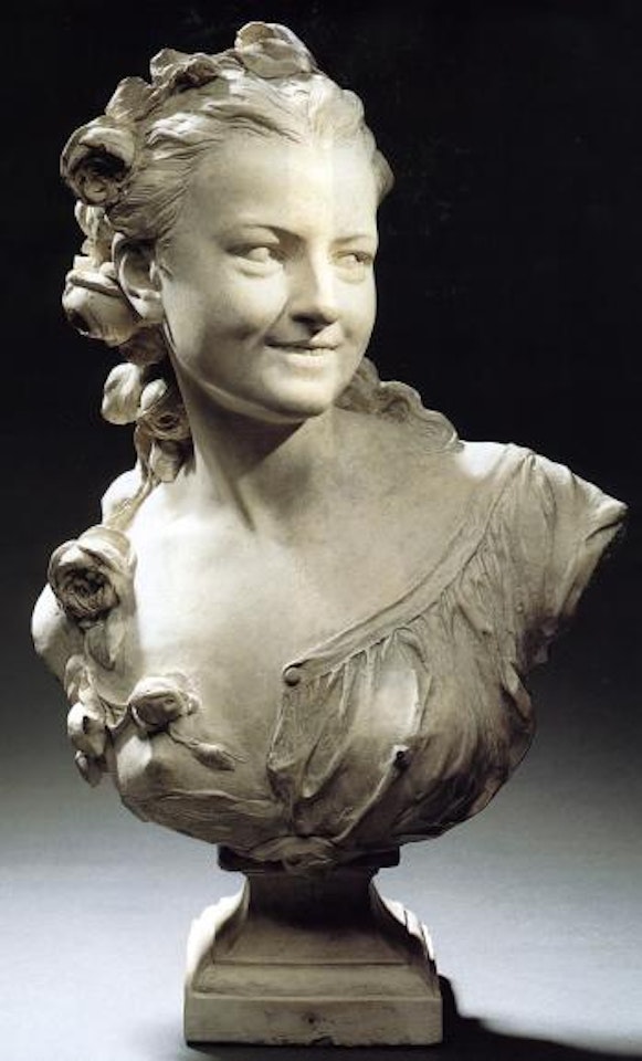 Anna Foucart aux roses by Jean-Baptiste Carpeaux