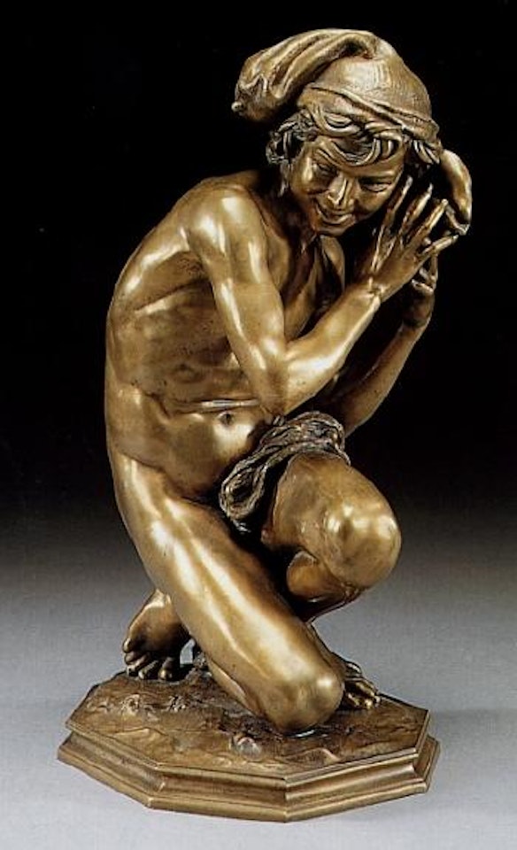 Jeune pecheur a la coquille by Jean-Baptiste Carpeaux