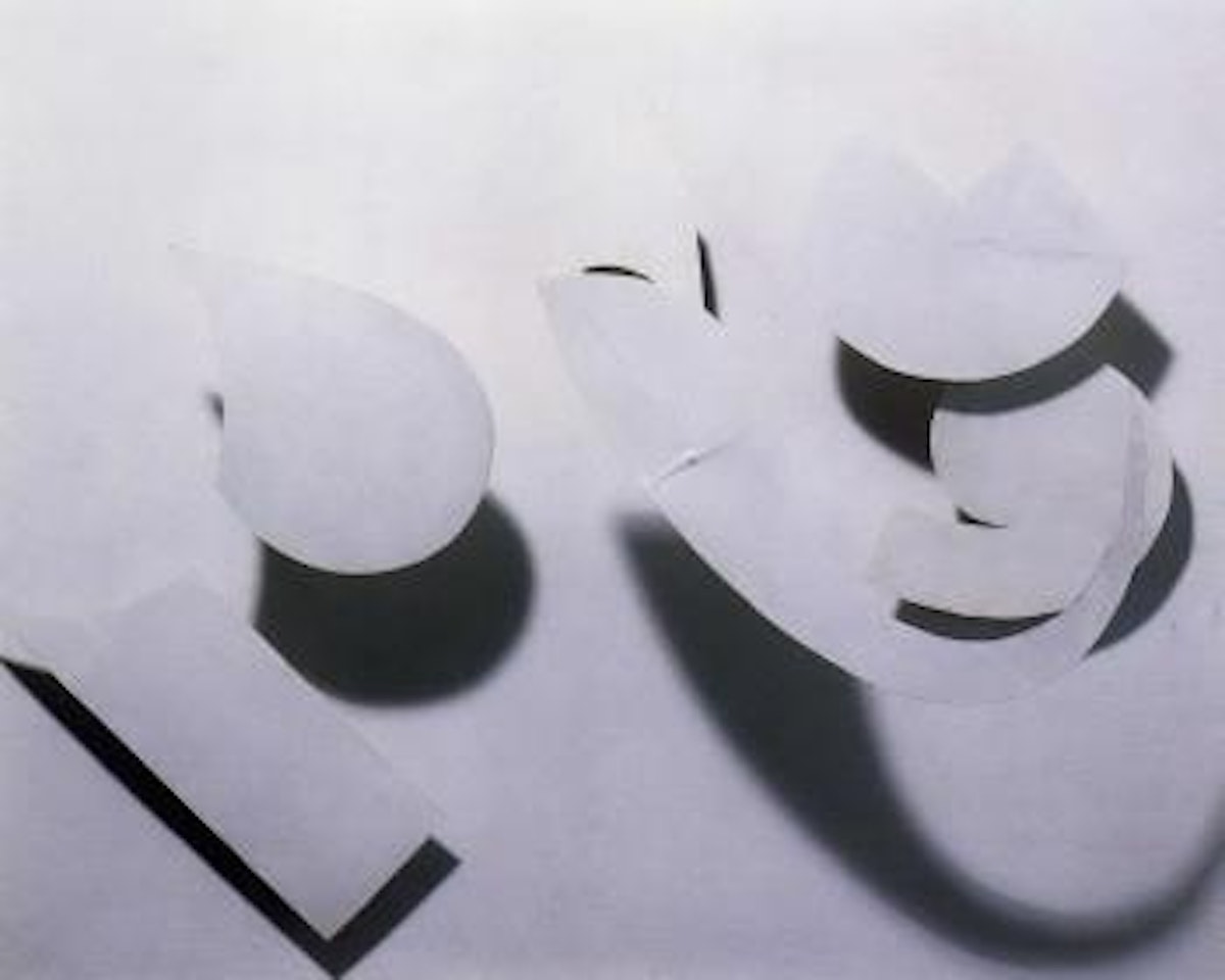 White relief by Jean Tinguely