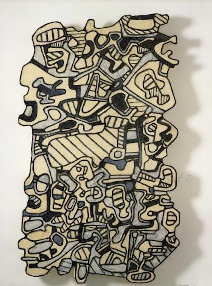 Element Bleu II No.42 by Jean Dubuffet