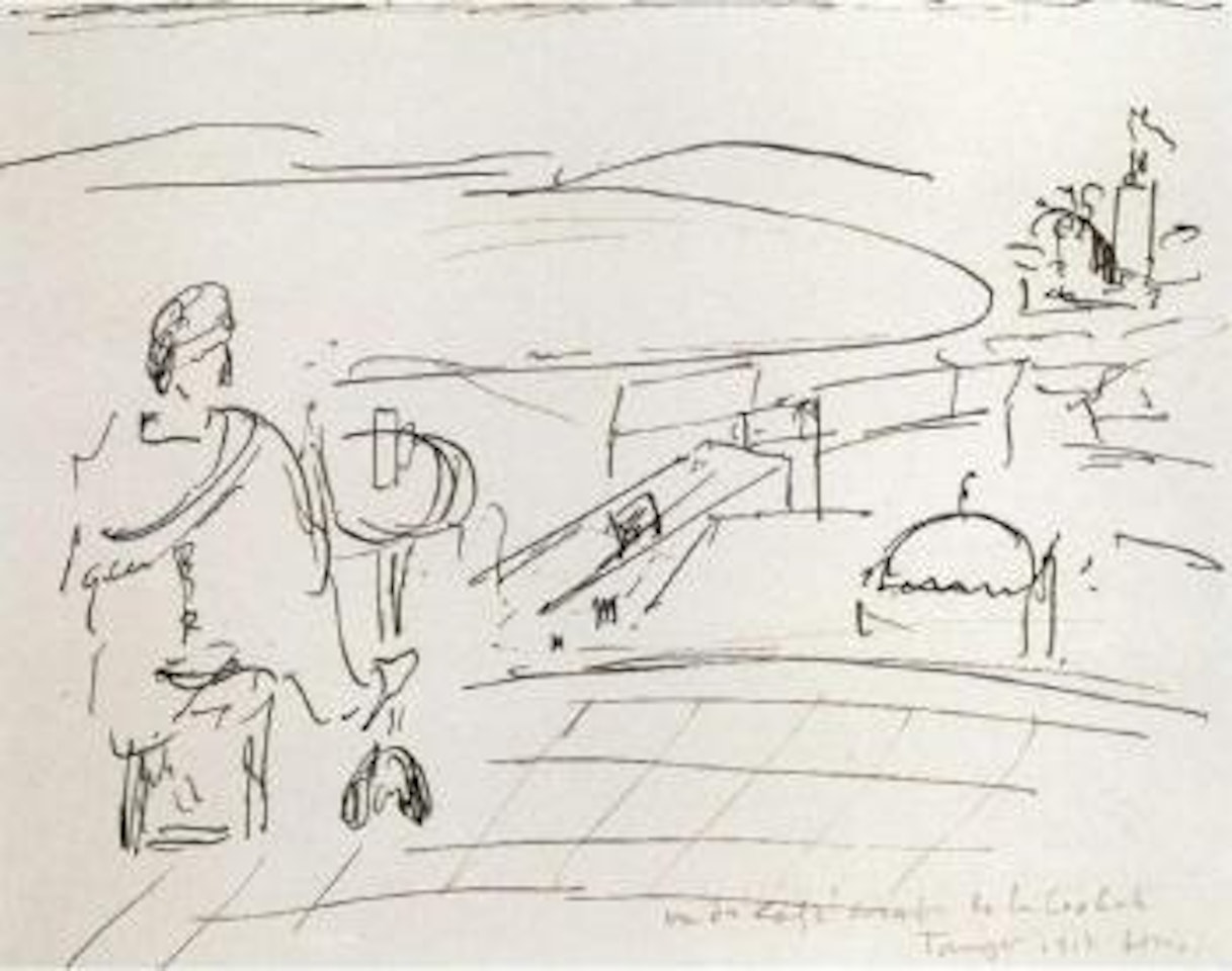 Vue du cafe Arabe de la Casbah, Tanger by Henri Matisse