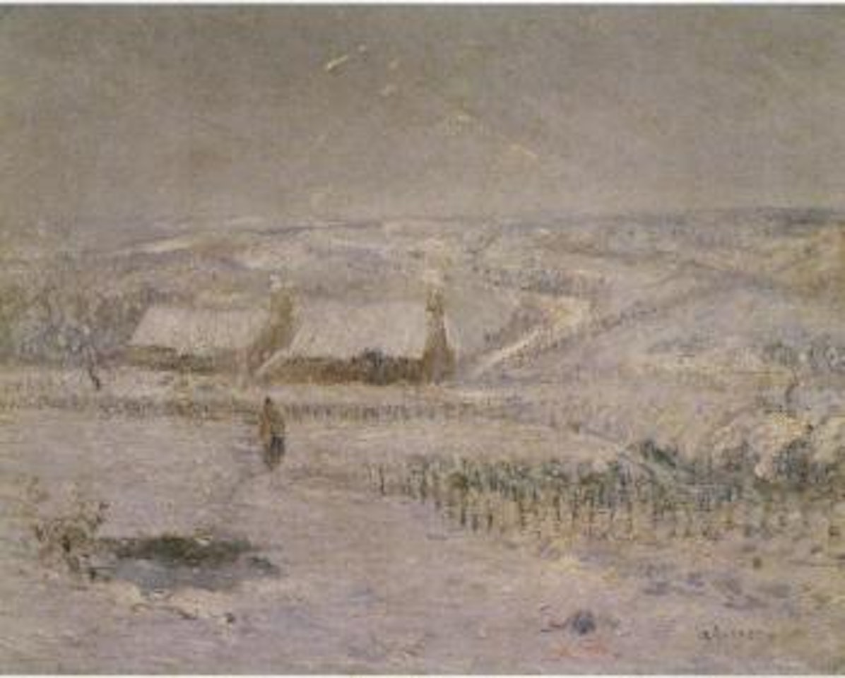 Effet de neige, Pontoise by Gustave Loiseau