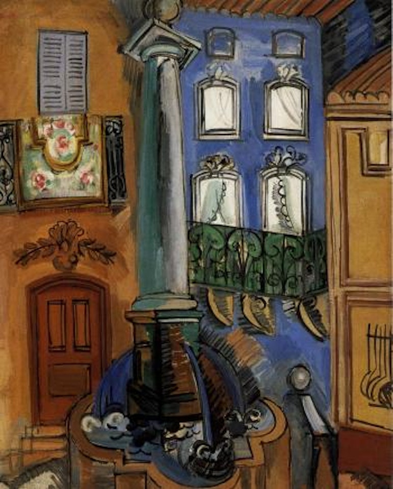 La fontaine de Vence by Raoul Dufy